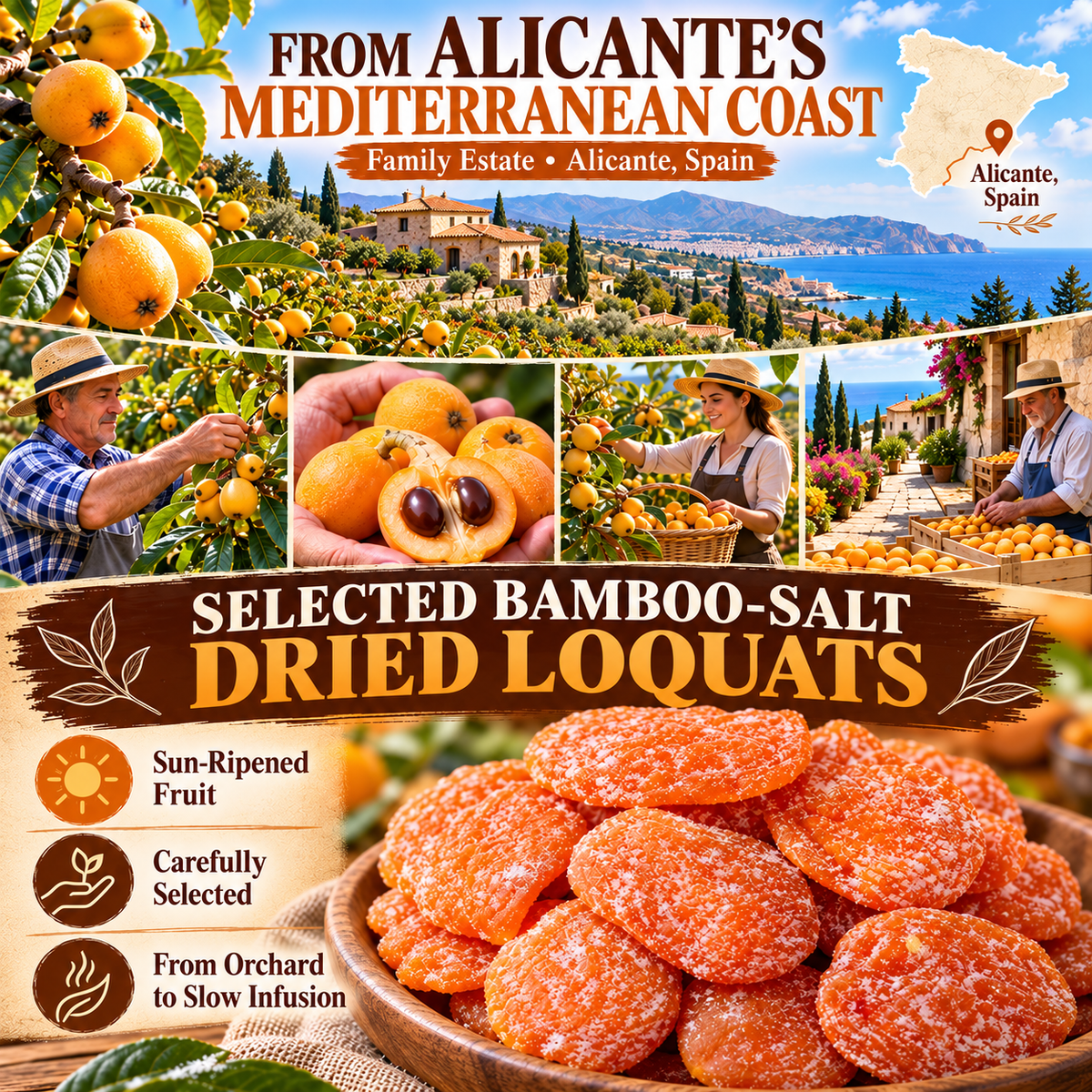🩸⚠️ Watching Your Blood Sugar & Cholesterol? 🍊🌿 Bamboo Salt Dried Loquat – Rethink Your Daily Snack Choices! 🛒✨